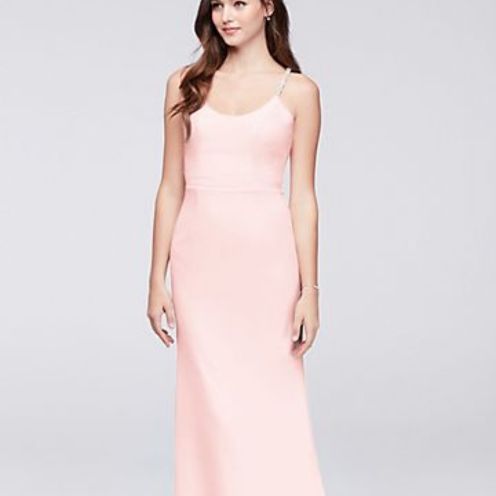 Size 2 Davids Bridal Petal Color Dress